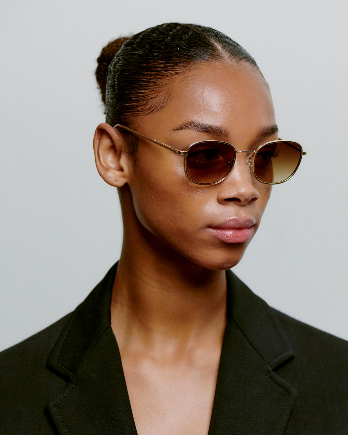 Hello solbrille - Matte Gold